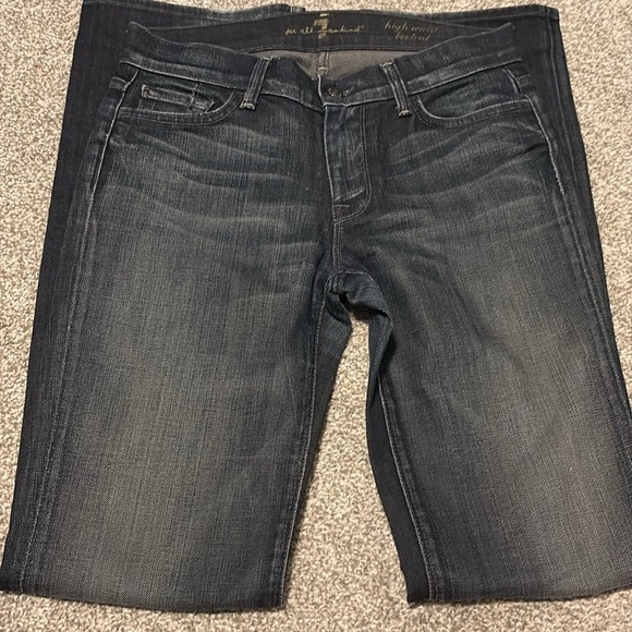 7 For All Mankind High Rise Boot Cut Jeans - Picture 3 of 6